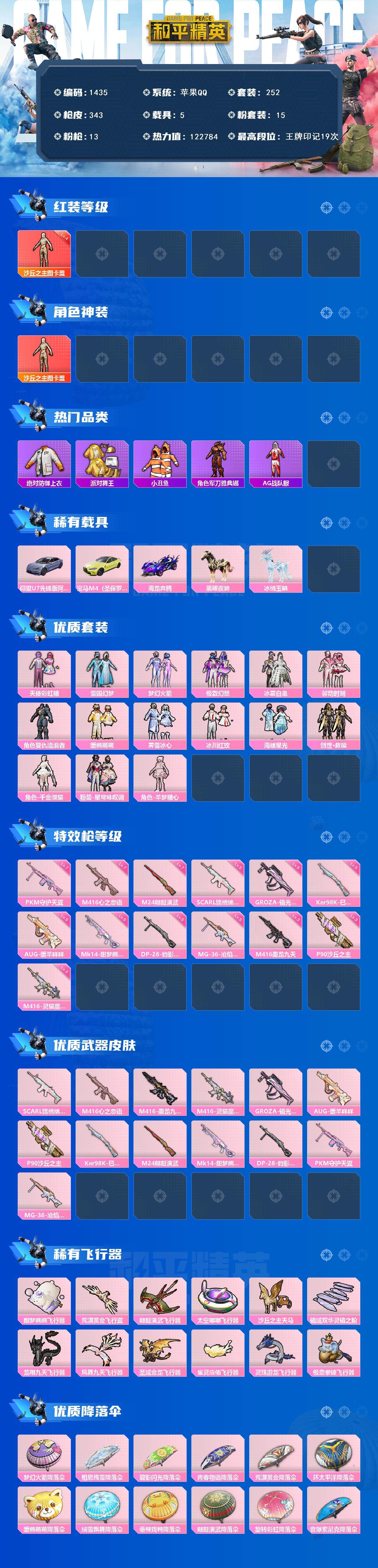 HPCMW3428430和平精英账号详情图2 HPCMW3428430和平精英账号详情图2