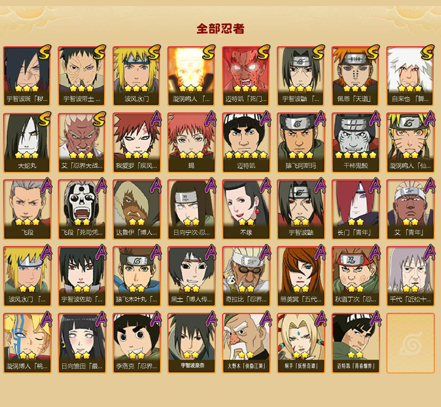 HYQM339081火影忍者账号详情图3 HYQM339081火影忍者账号详情图3