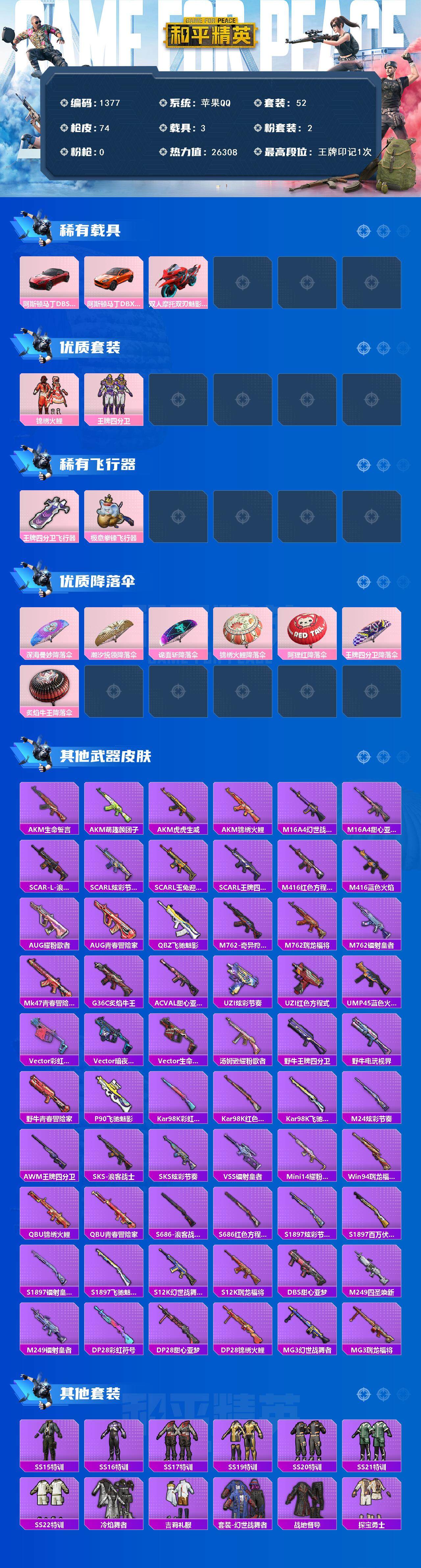 HPCMW3428714和平精英账号详情图2