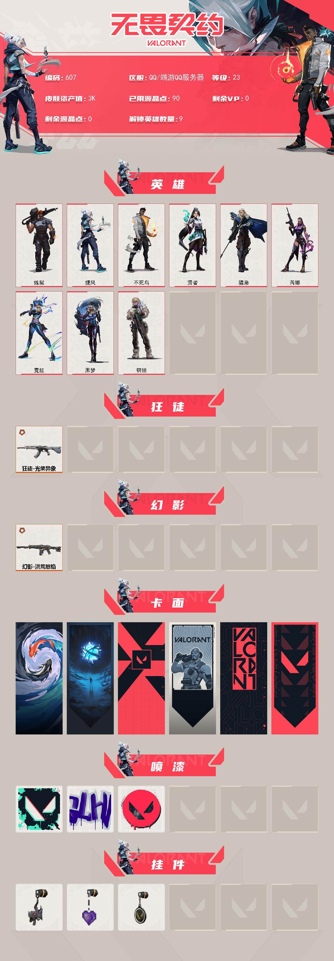 WWQXL328645无畏契约账号详情图2 WWQXL328645无畏契约账号详情图2