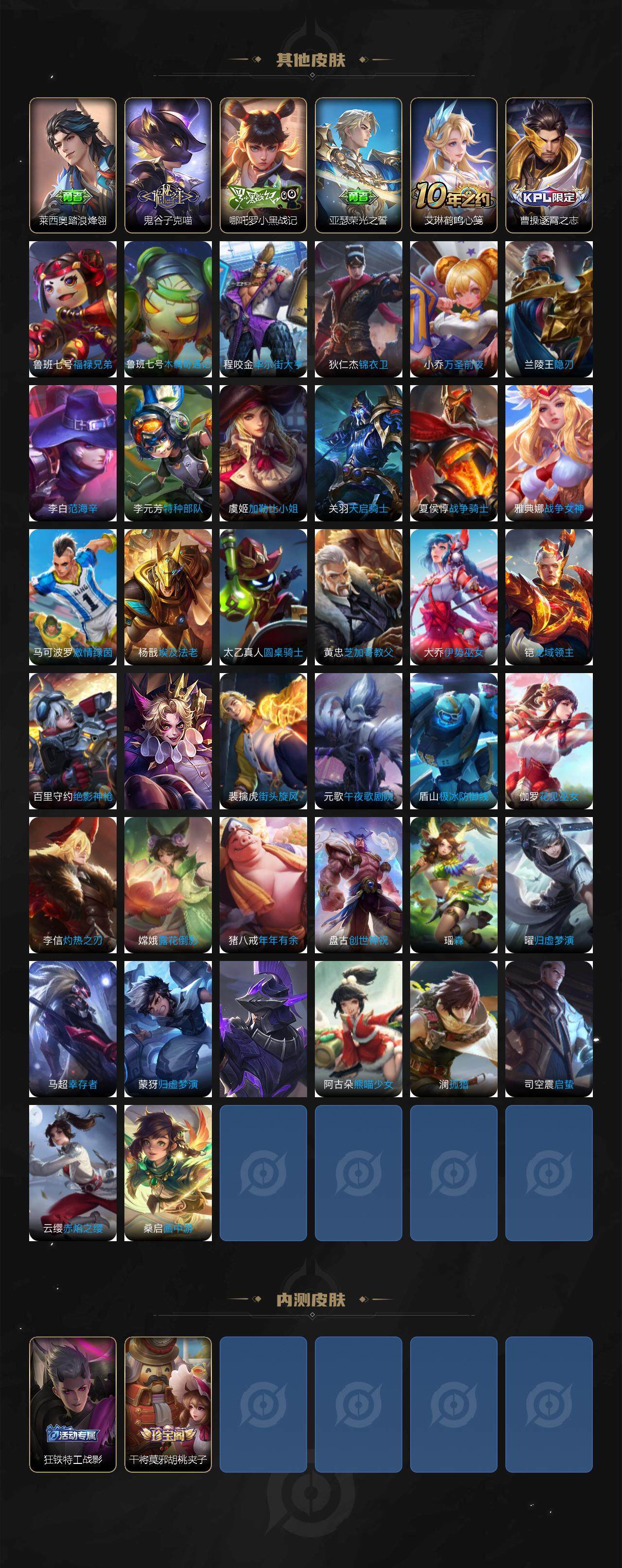 WZLFY3421798王者荣耀账号详情图4 WZLFY3421798王者荣耀账号详情图4