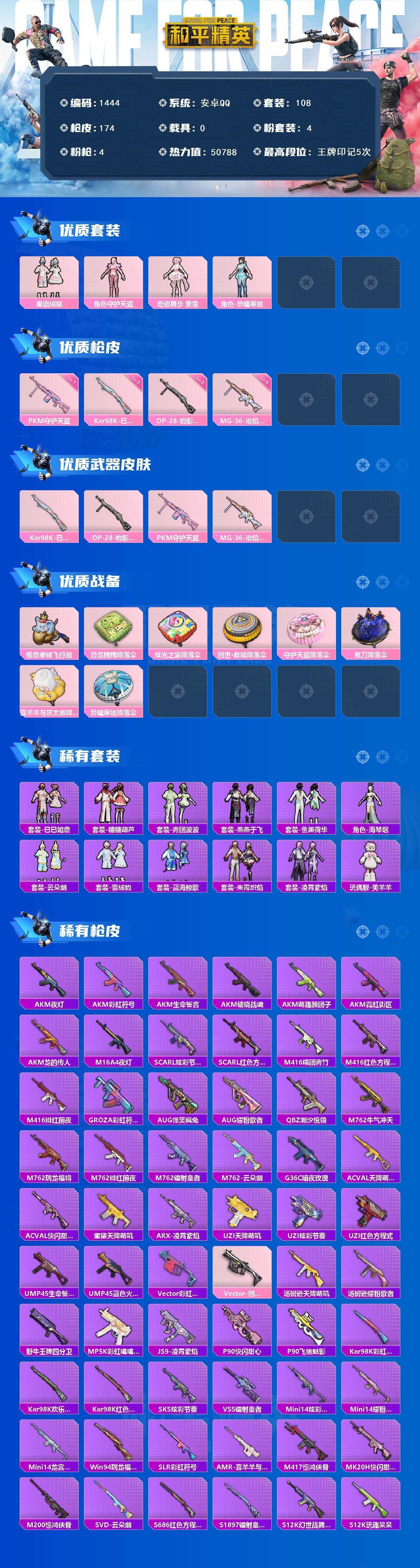 HPCMW3428799和平精英账号详情图2 HPCMW3428799和平精英账号详情图2