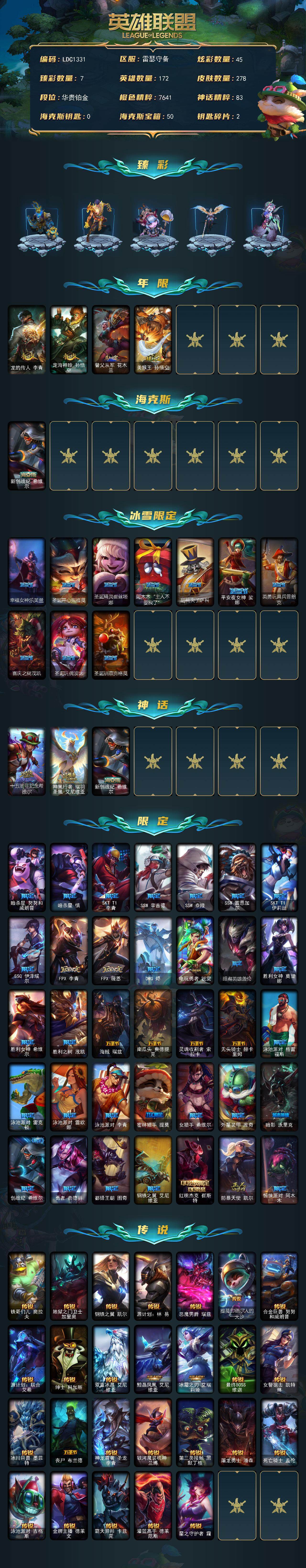 LOLCMW321324英雄联盟账号详情图2 LOLCMW321324英雄联盟账号详情图2