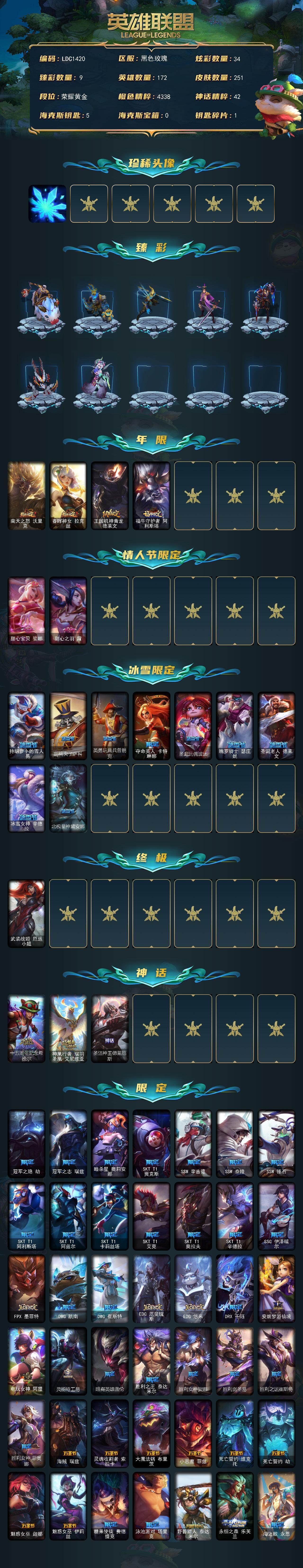 LOLEY321037英雄联盟账号详情图2 LOLEY321037英雄联盟账号详情图2