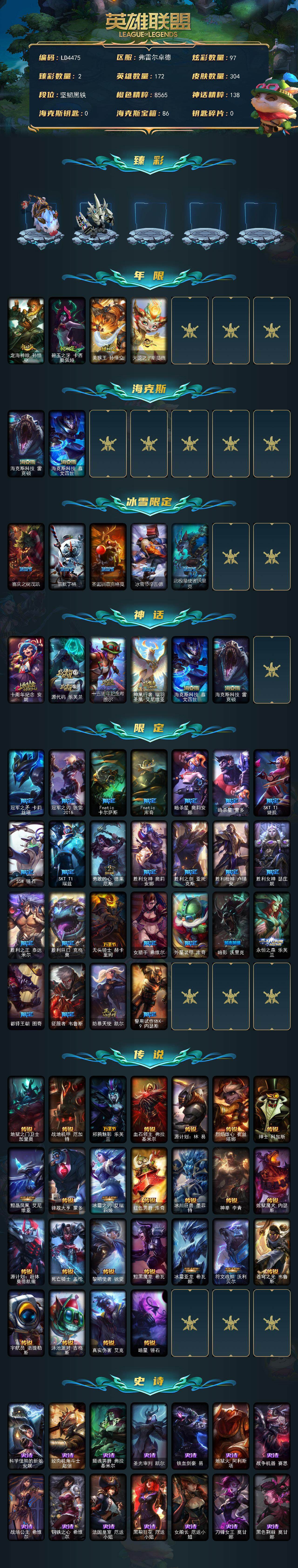 LOLEY321024英雄联盟账号详情图2 LOLEY321024英雄联盟账号详情图2