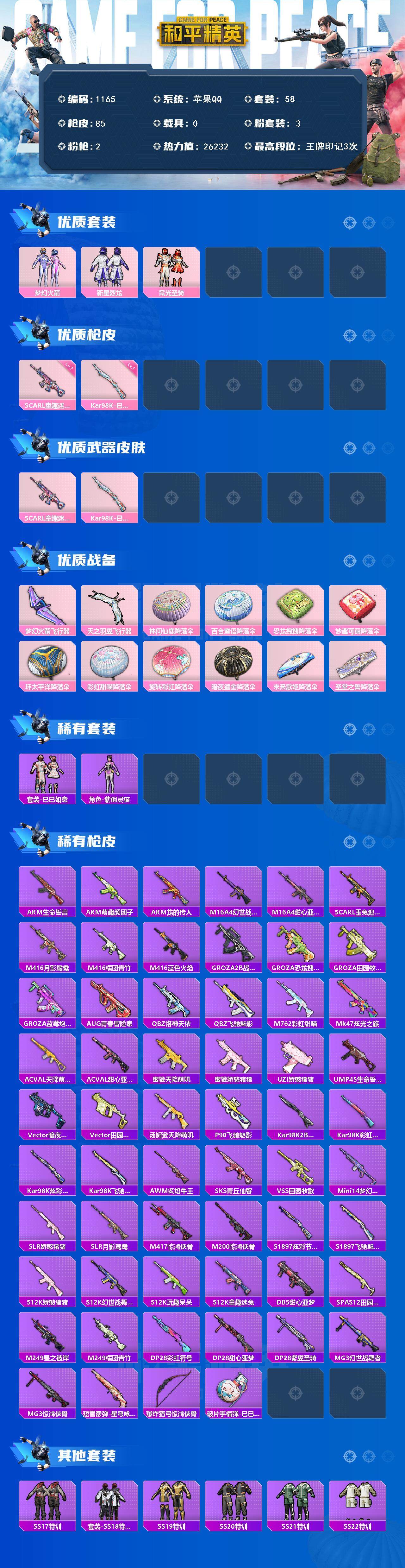 HPCMW3428948和平精英账号详情图3 HPCMW3428948和平精英账号详情图3