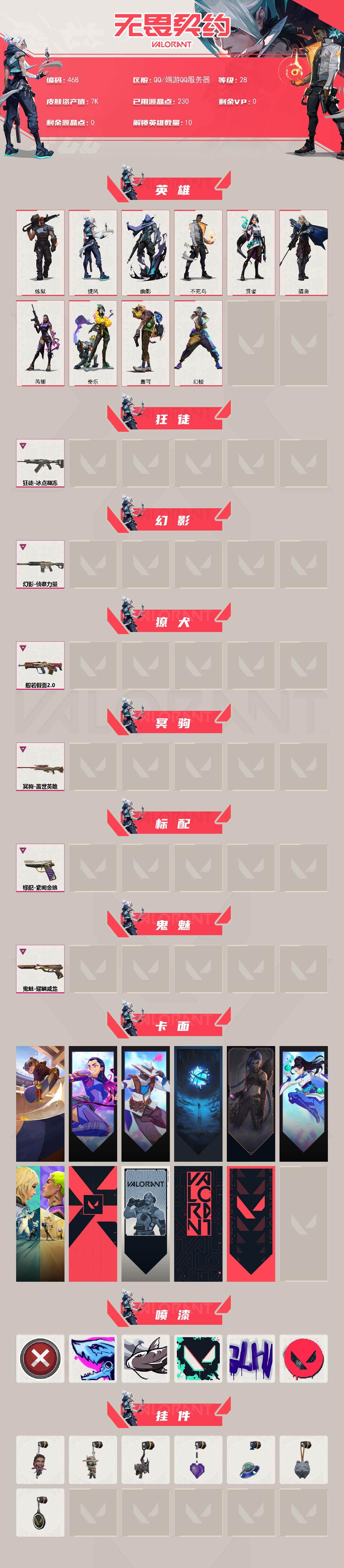 WWQFHW329118无畏契约账号详情图2 WWQFHW329118无畏契约账号详情图2