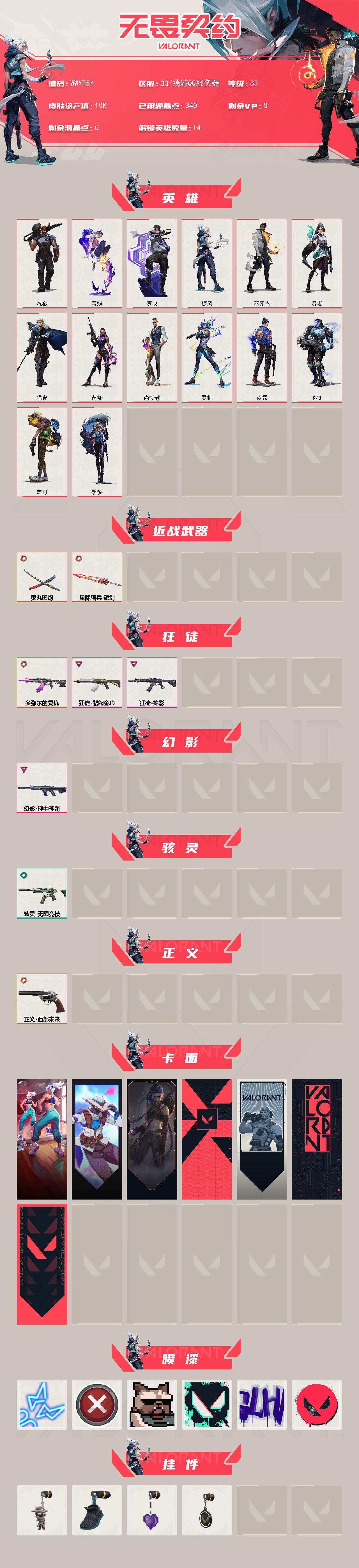 WWQQM329121无畏契约账号详情图3 WWQQM329121无畏契约账号详情图3