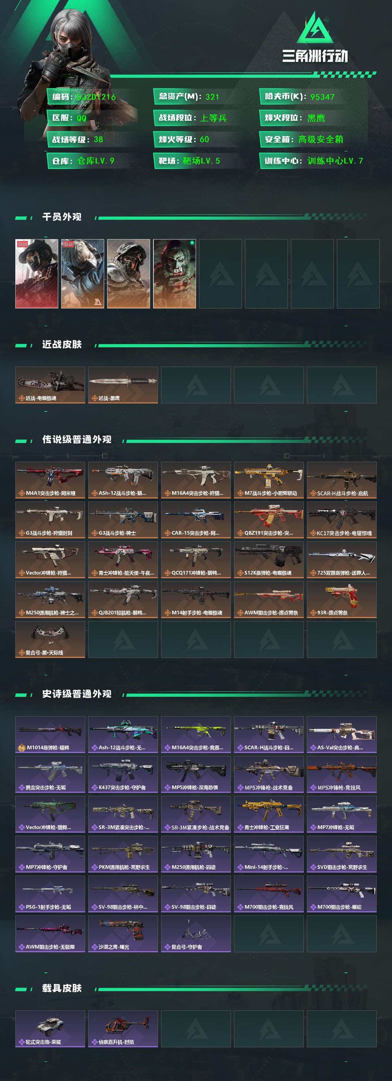 SJZQM383954三角洲行动账号详情图3 SJZQM383954三角洲行动账号详情图3