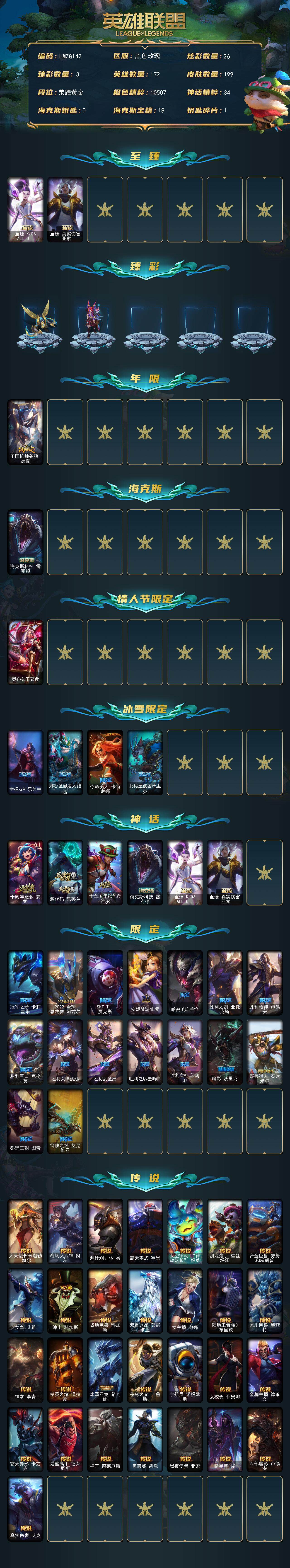 LOLQM321121英雄联盟账号详情图3 LOLQM321121英雄联盟账号详情图3