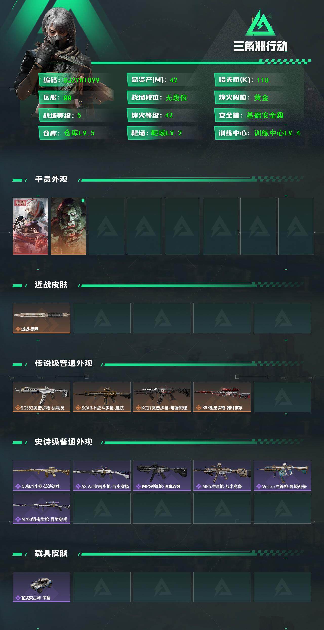 SJZEY384244三角洲行动账号详情图2