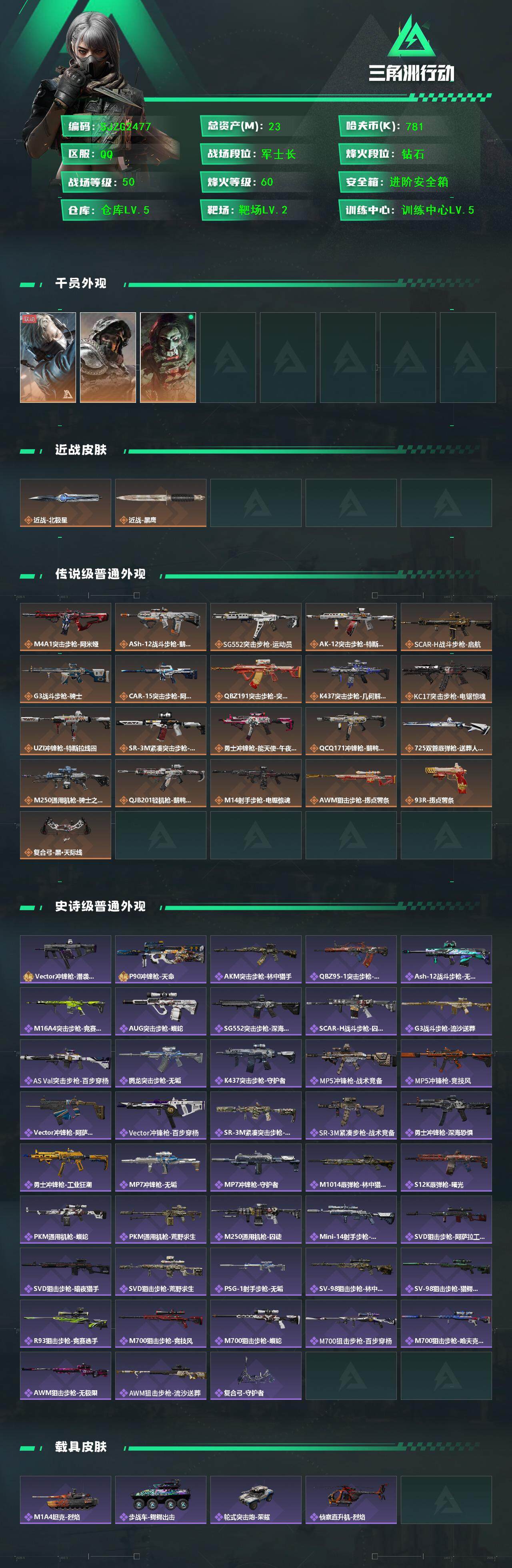 SJZQM384135三角洲行动账号详情图3 SJZQM384135三角洲行动账号详情图3