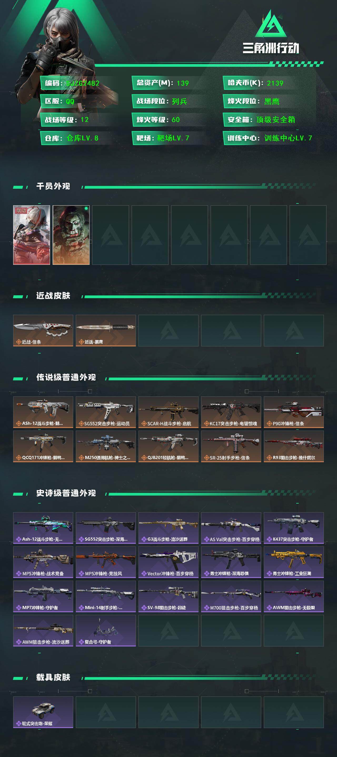 SJZEY384208三角洲行动账号详情图2