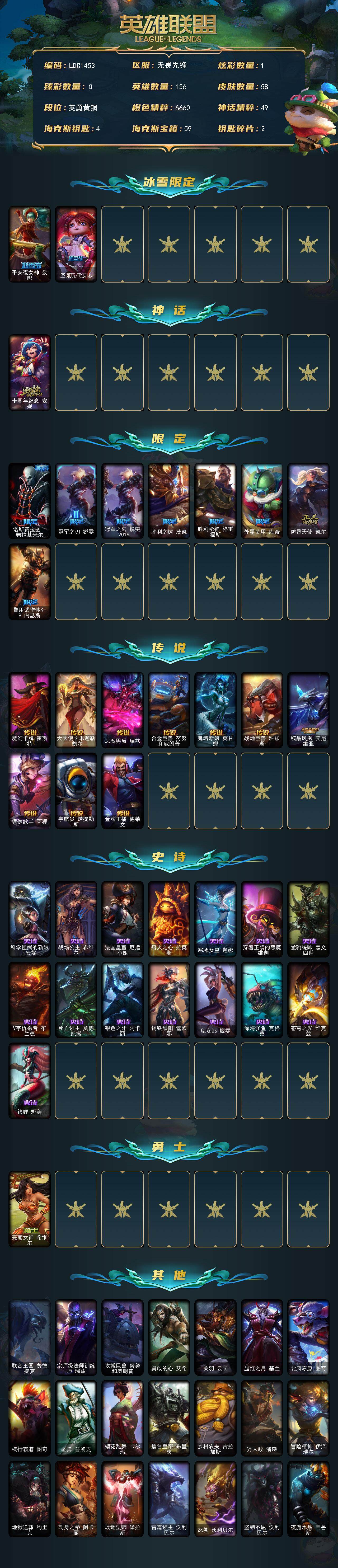 LOLEY321447英雄联盟账号详情图2 LOLEY321447英雄联盟账号详情图2