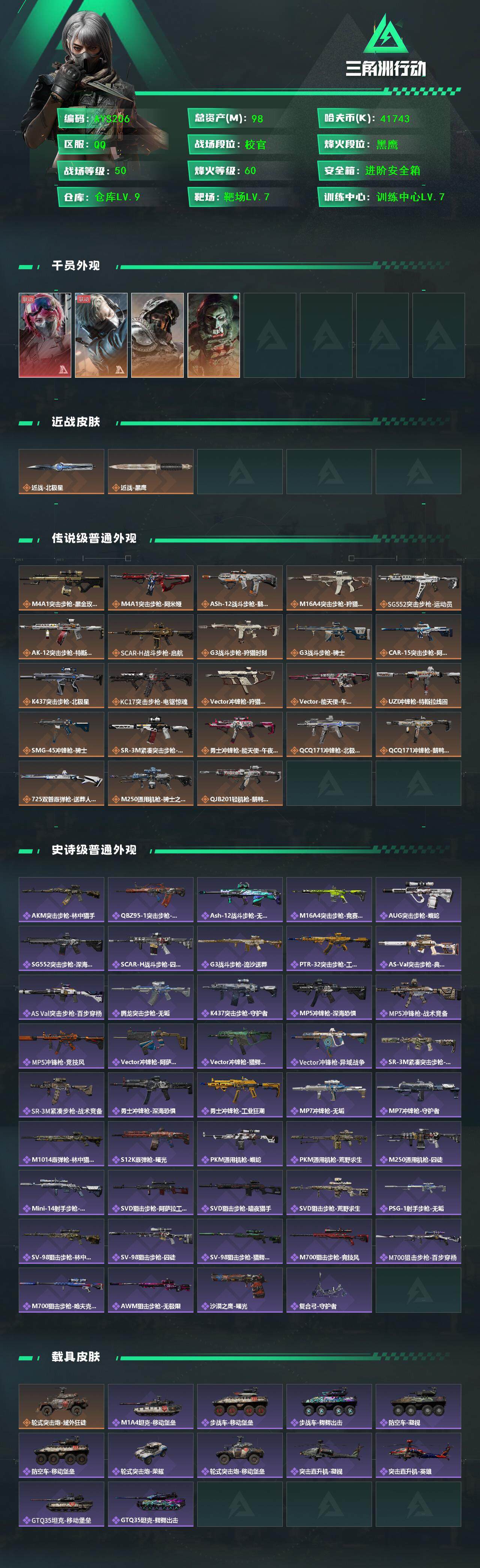 SJZCMW390397三角洲行动账号详情图3