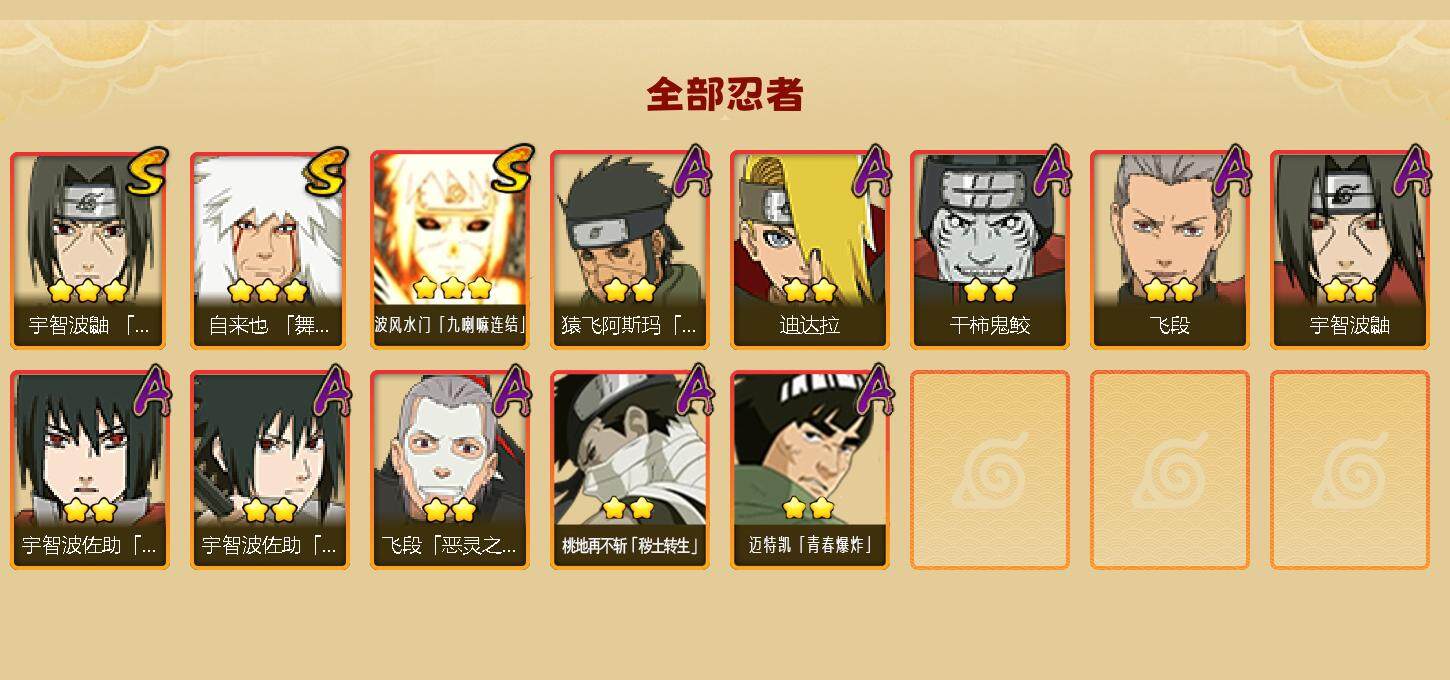 HYCMW340699火影忍者账号详情图2