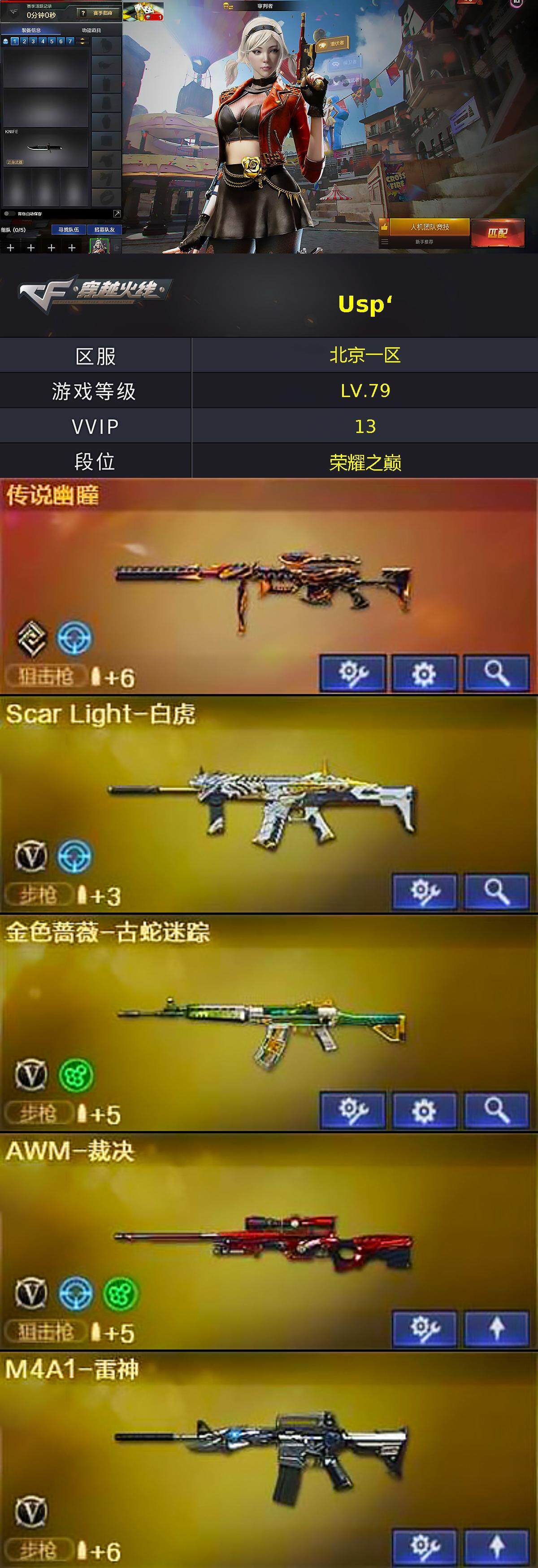 CFQM374596穿越火线账号详情图4 CFQM374596穿越火线账号详情图4