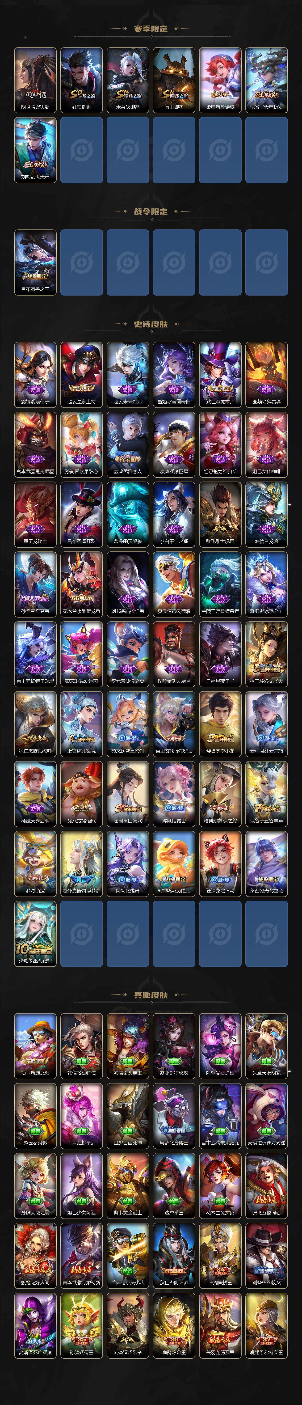 WZLE3441333王者荣耀账号详情图3 WZLE3441333王者荣耀账号详情图3