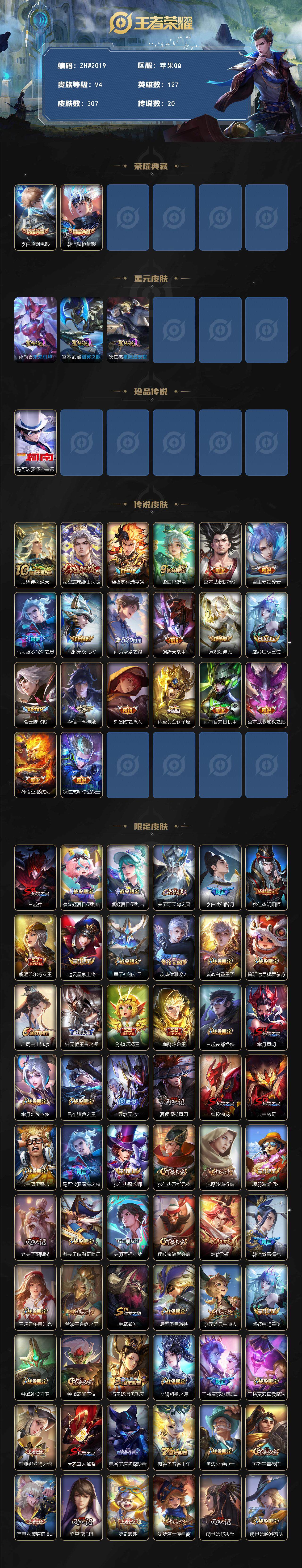 WZLE3433193王者荣耀账号详情图2