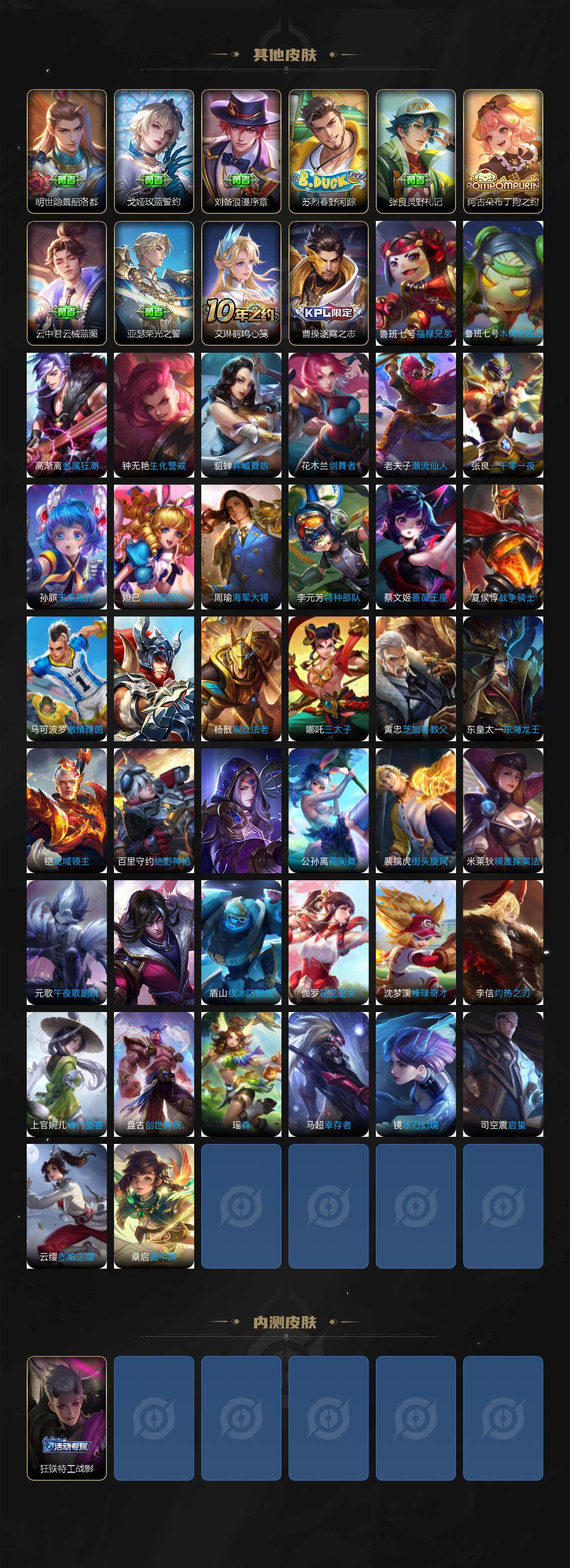 WZQM3429399王者荣耀账号详情图5