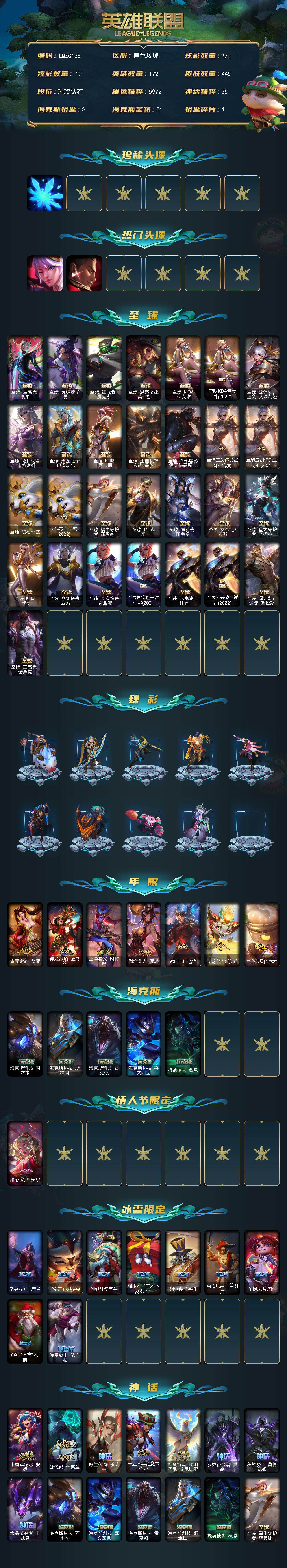 LOLEY321014英雄联盟账号详情图2 LOLEY321014英雄联盟账号详情图2