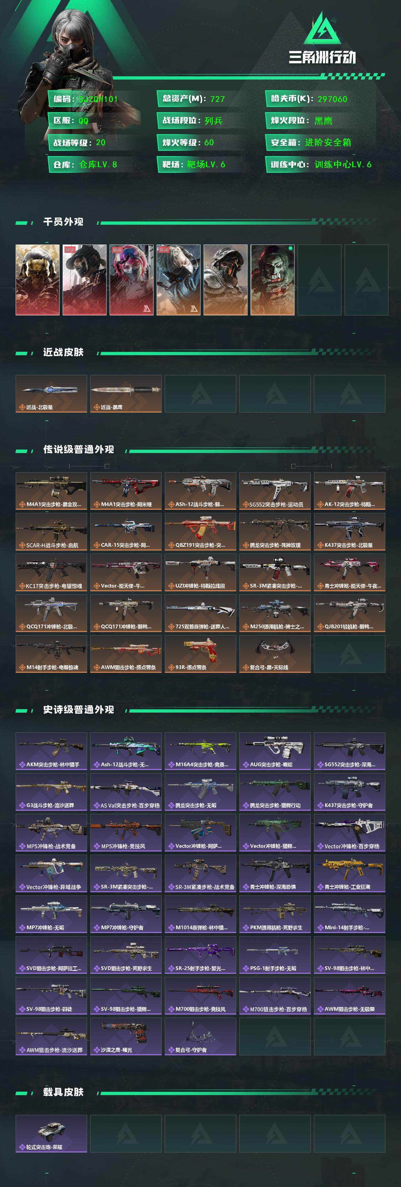 SJZQM383591三角洲行动账号详情图3 SJZQM383591三角洲行动账号详情图3