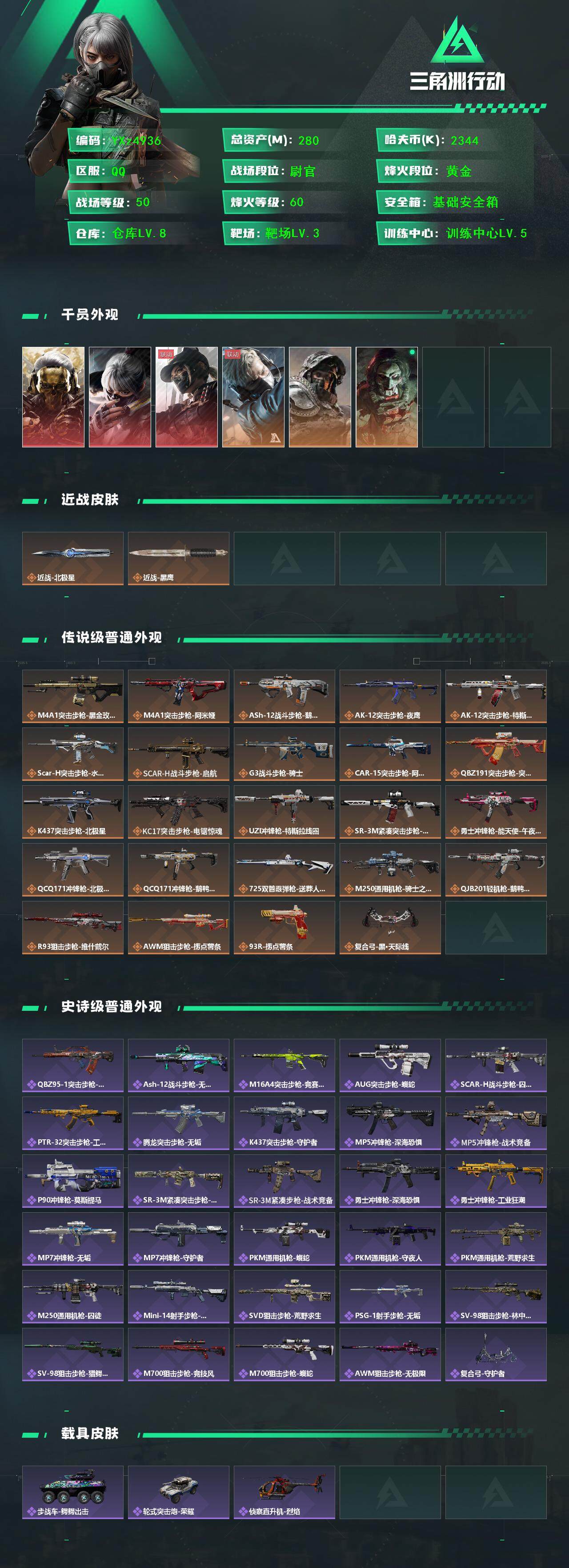 SJZCMW45300三角洲行动账号详情图2