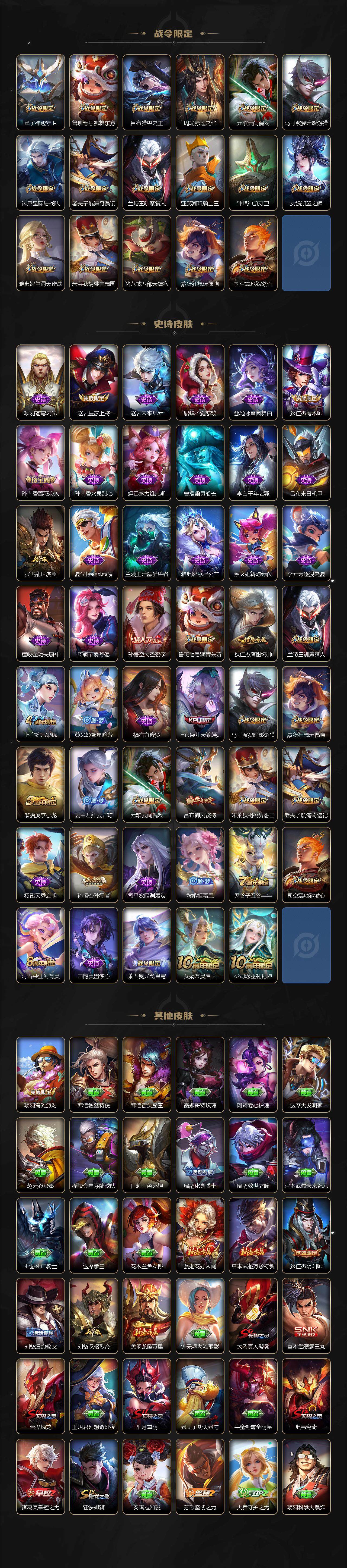 WZLE3439296王者荣耀账号详情图3