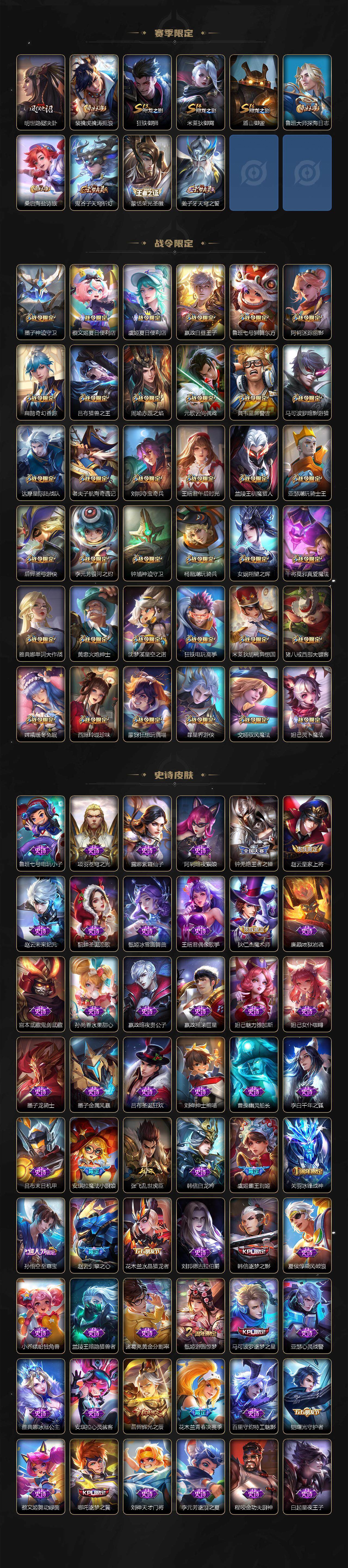 WZLE3433197王者荣耀账号详情图4 WZLE3433197王者荣耀账号详情图4