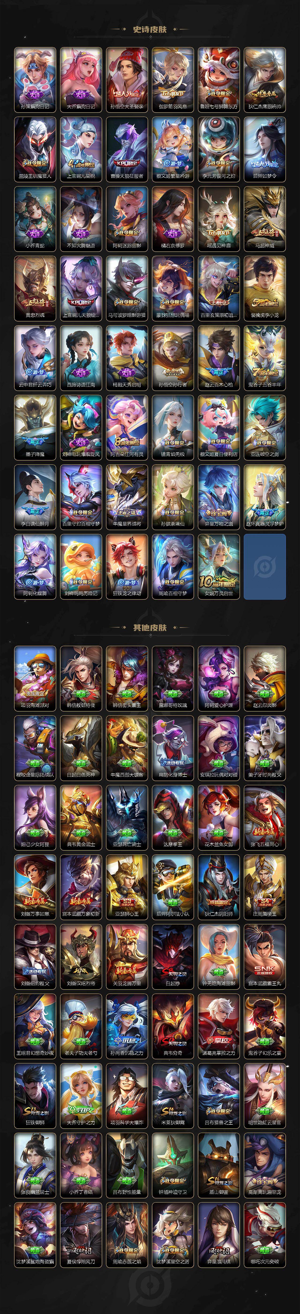 WZ03410001王者荣耀账号详情图4