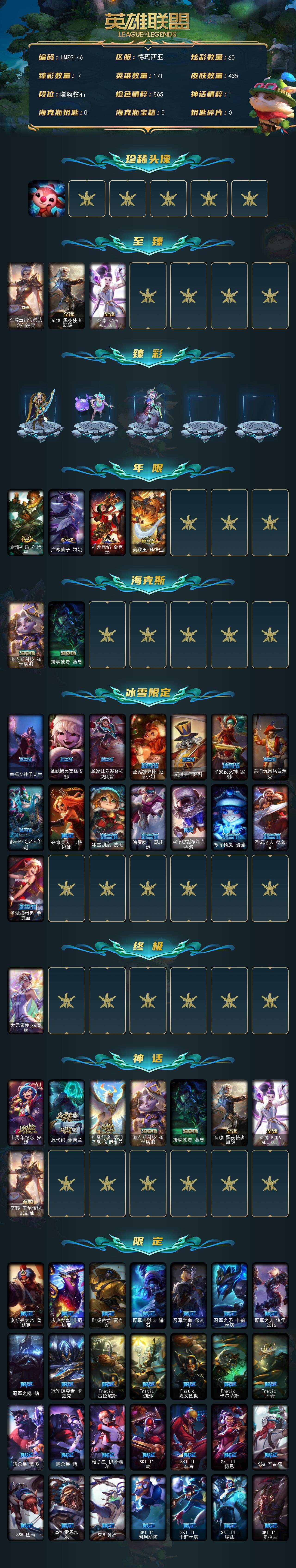 LOLQM321430英雄联盟账号详情图3 LOLQM321430英雄联盟账号详情图3