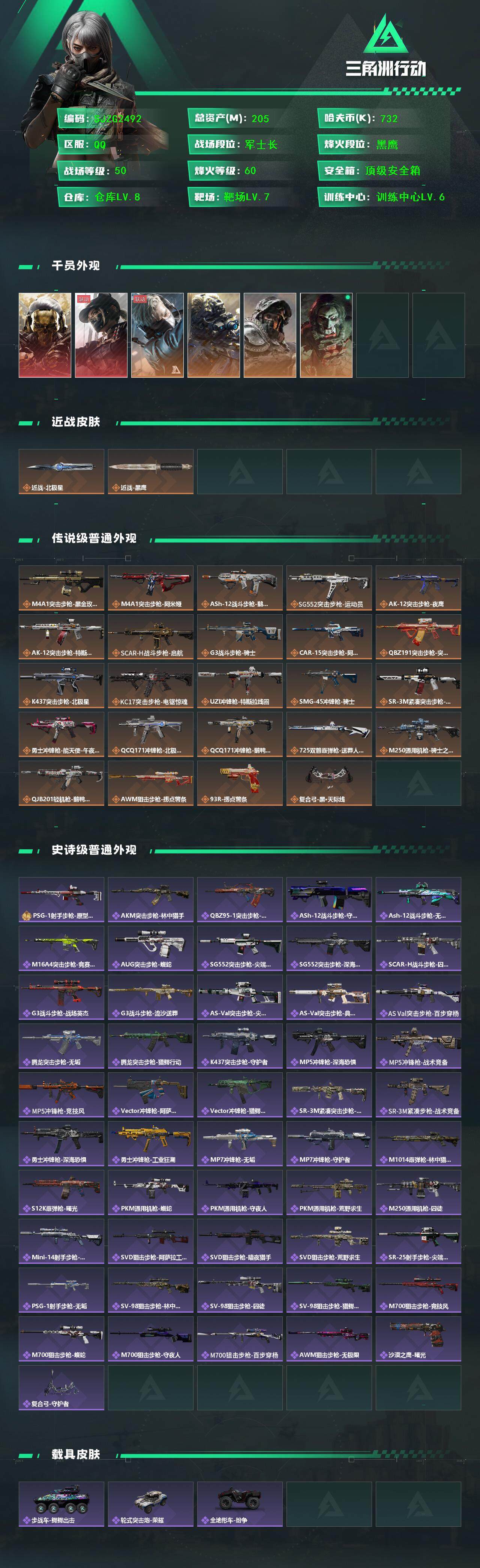 SJZQM384589三角洲行动账号详情图3 SJZQM384589三角洲行动账号详情图3