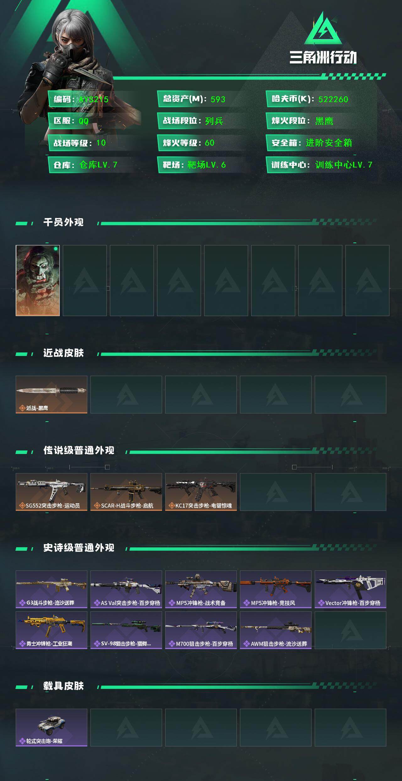 SJZCMW390401三角洲行动账号详情图3