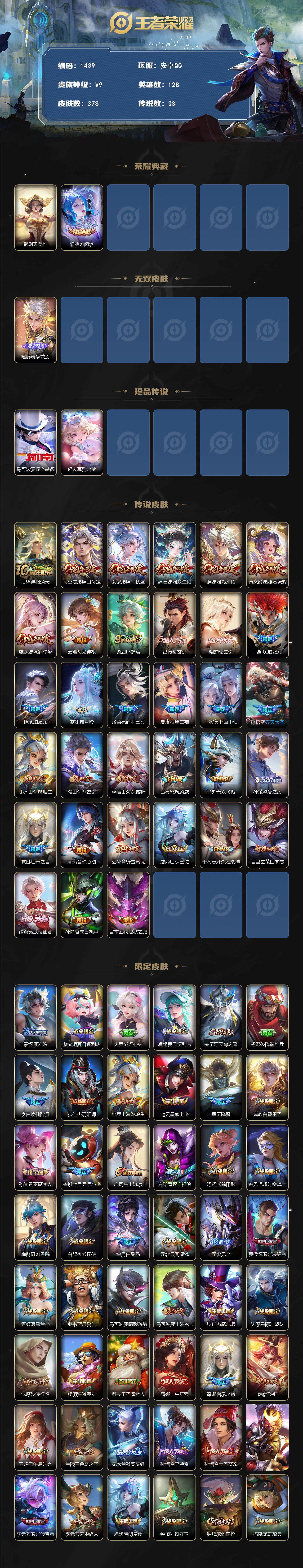 WZCMW3434696王者荣耀账号详情图2