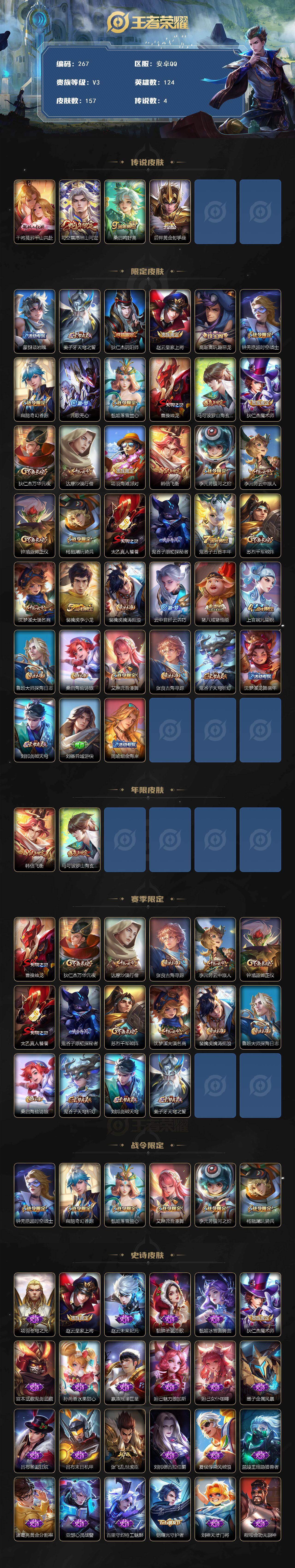 WZCMW495403王者荣耀账号详情图2