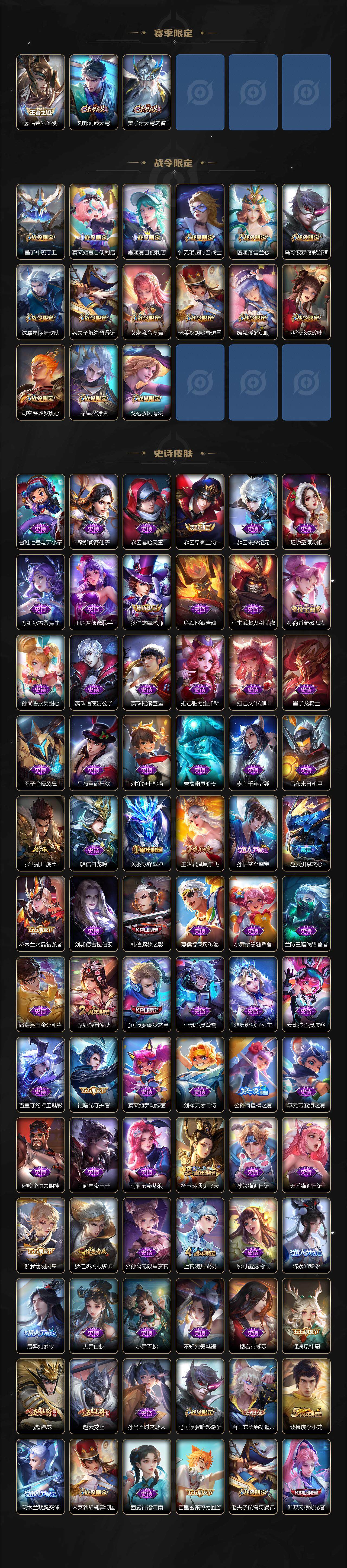 WZLE3439235王者荣耀账号详情图4