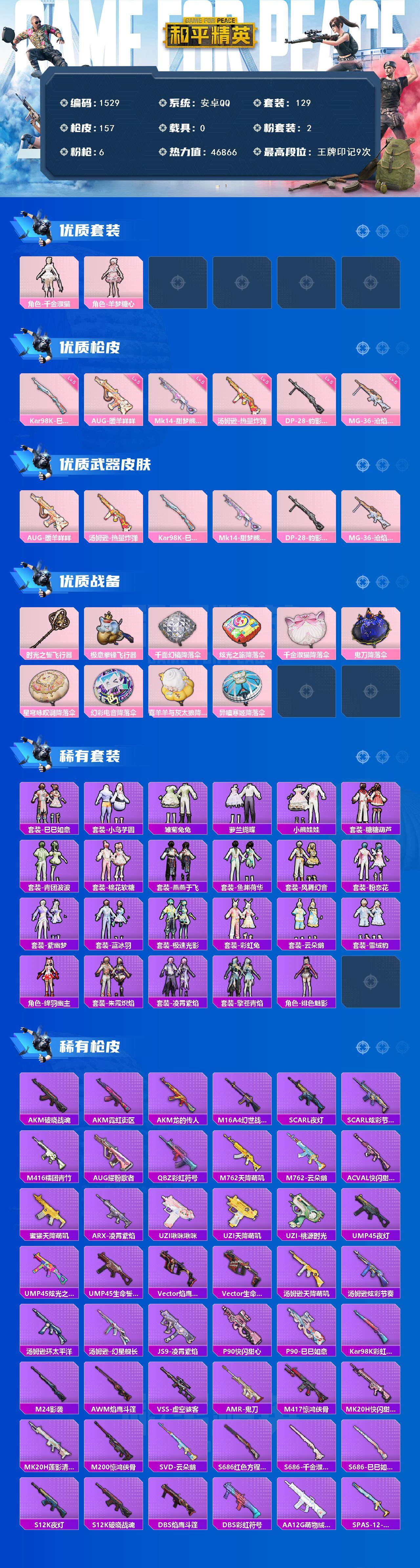 HPCMW3433535和平精英账号详情图2