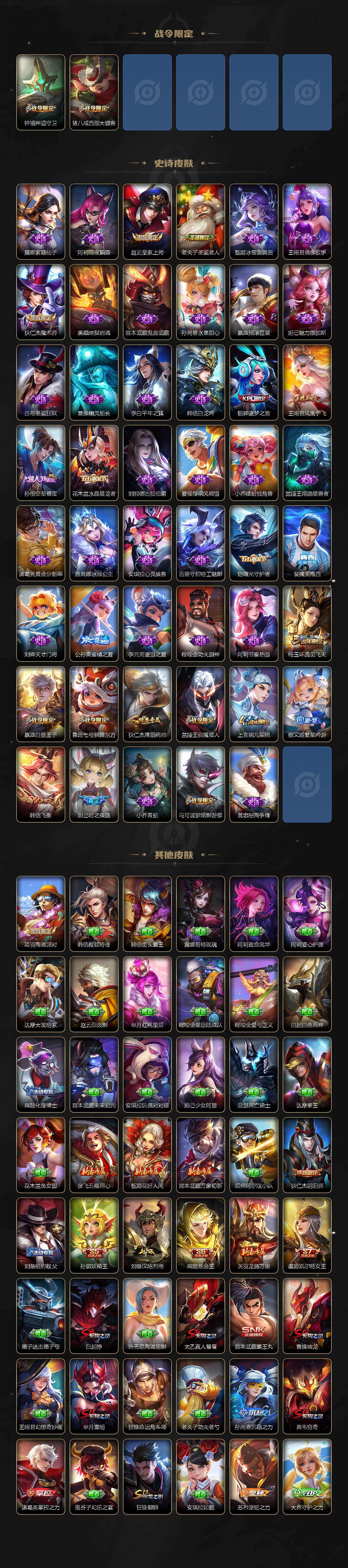 WZ03410118王者荣耀账号详情图3 WZ03410118王者荣耀账号详情图3