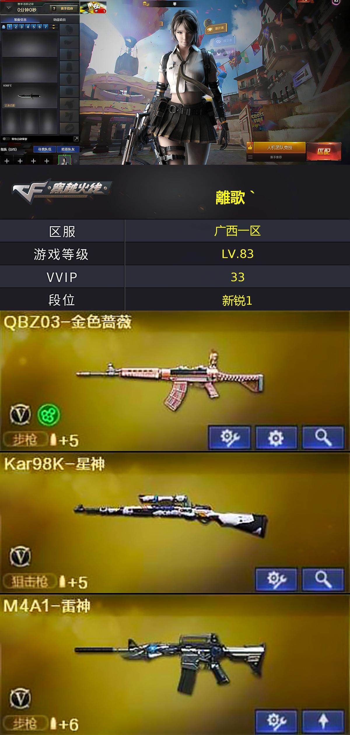 CFCMW375202穿越火线账号详情图2