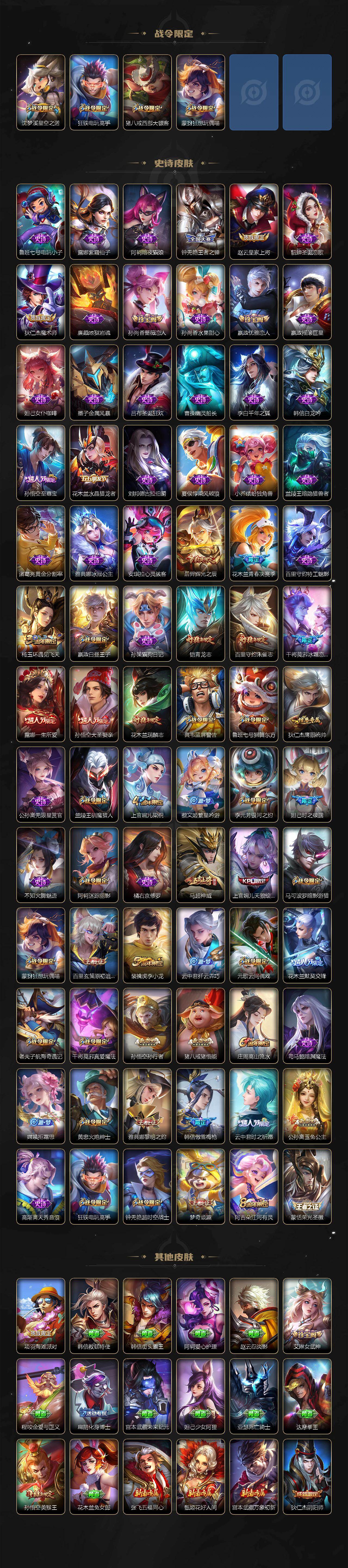 WZ03410123王者荣耀账号详情图4 WZ03410123王者荣耀账号详情图4