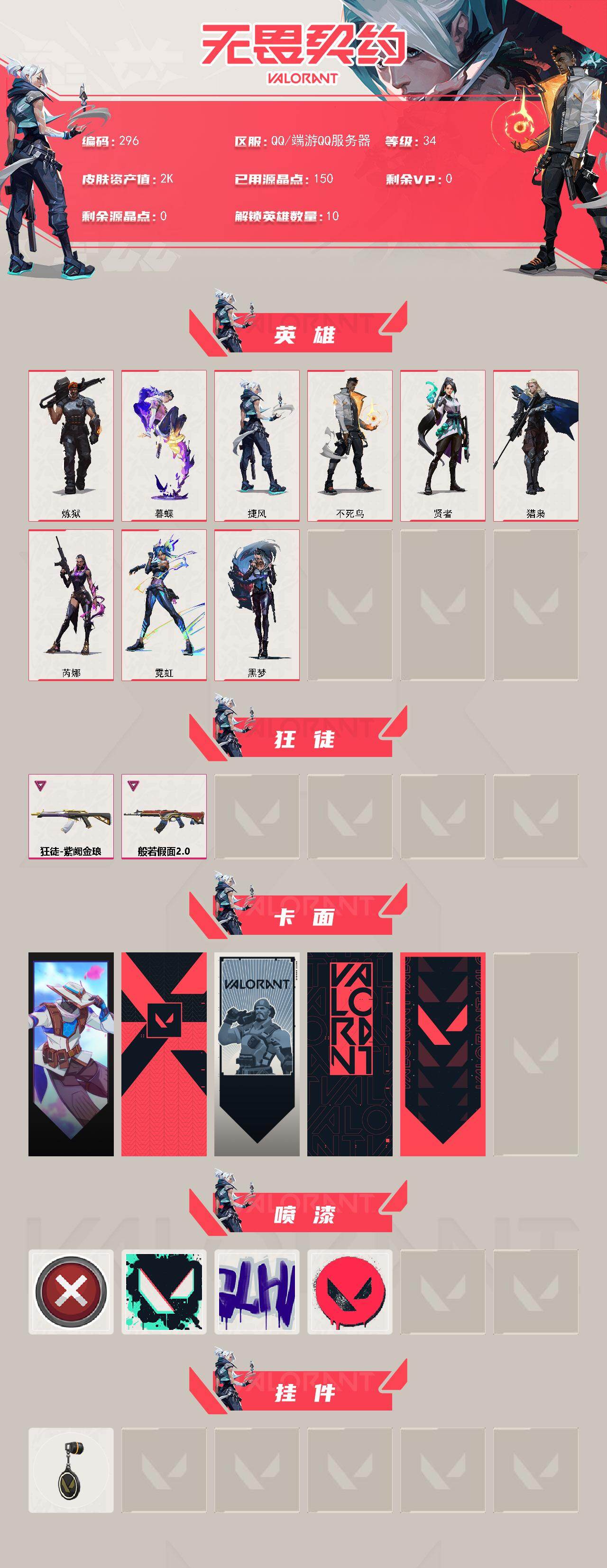 WWQLX431743无畏契约账号详情图2