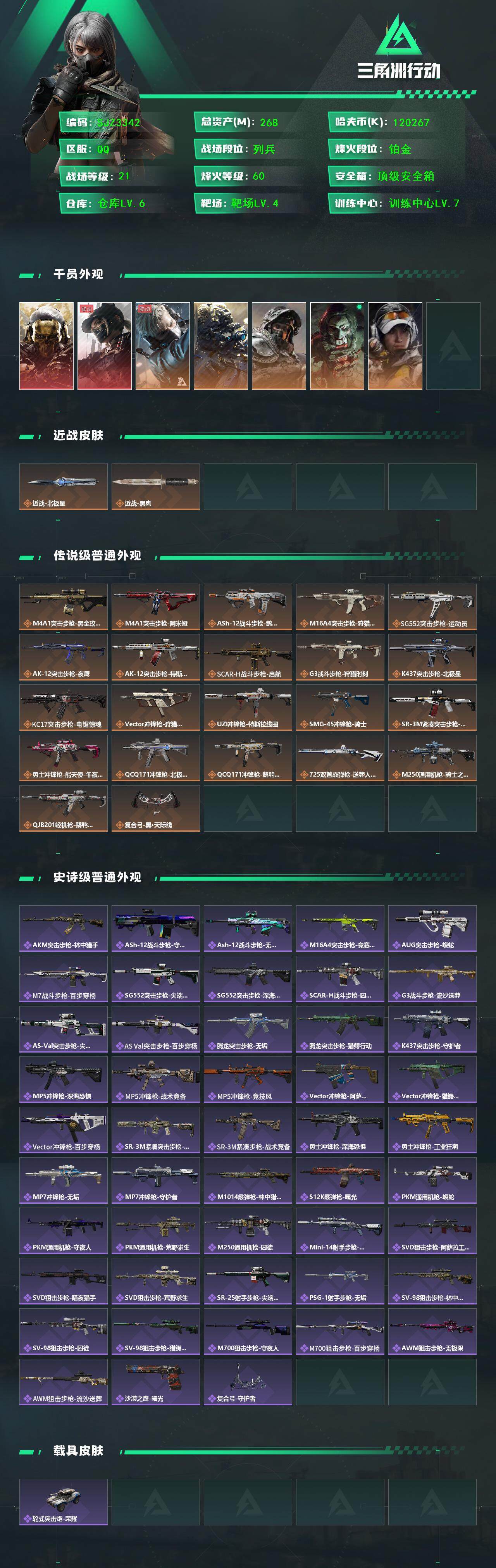 SJZCMW389769三角洲行动账号详情图2