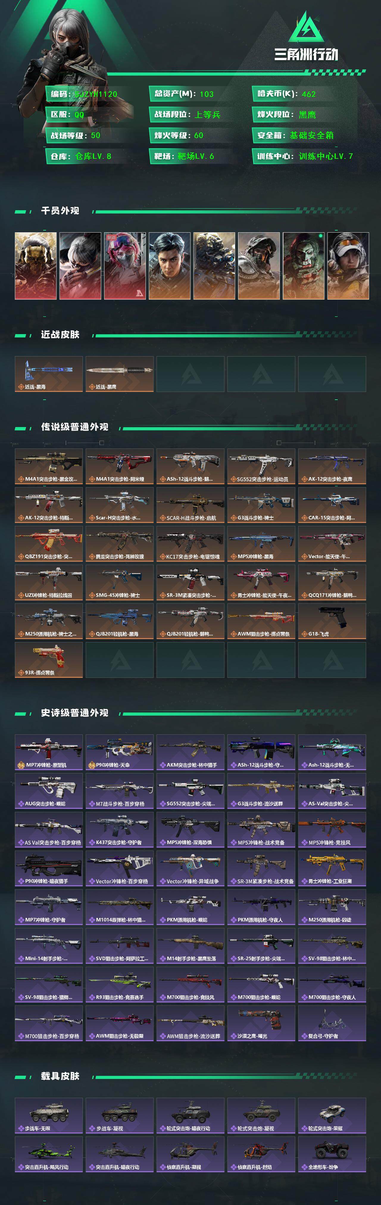 SJZQM389797三角洲行动账号详情图3