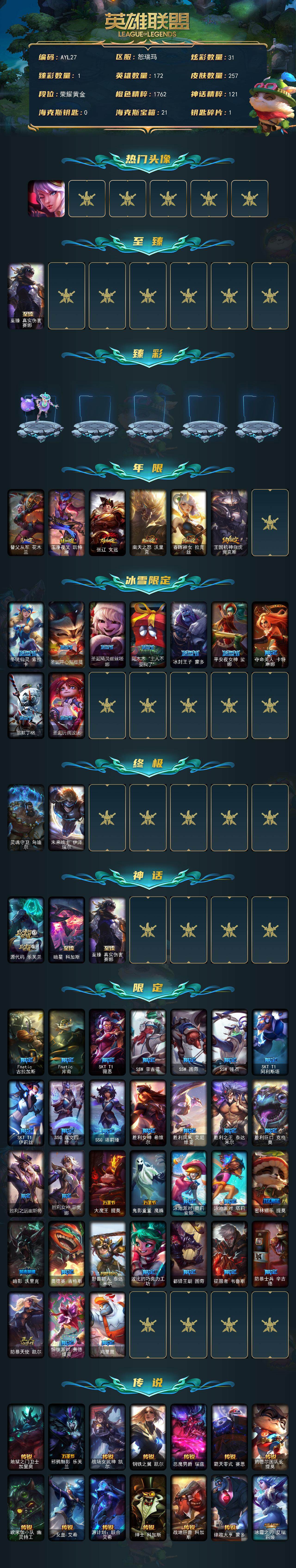 LOLCMW321894英雄联盟账号详情图2