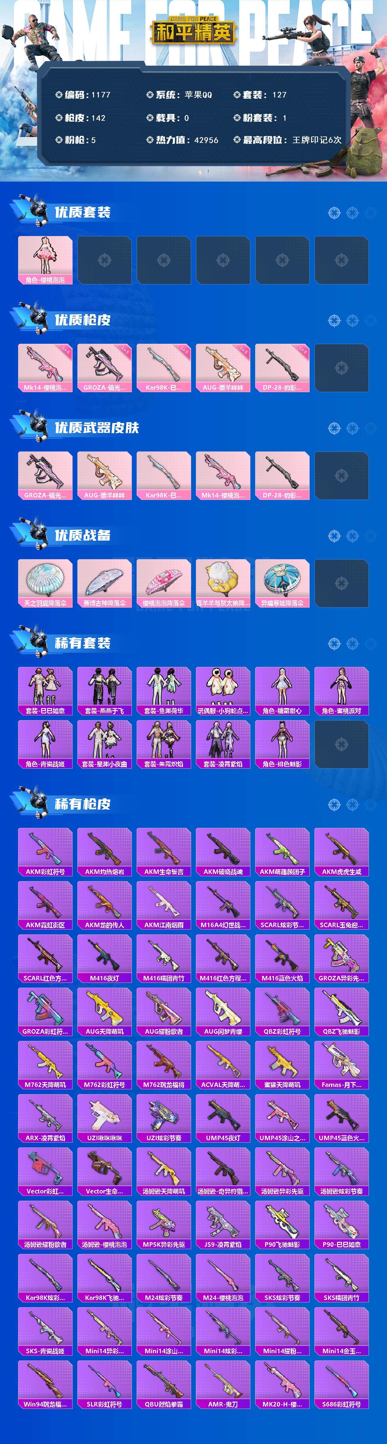 HPQM3434309和平精英账号详情图4