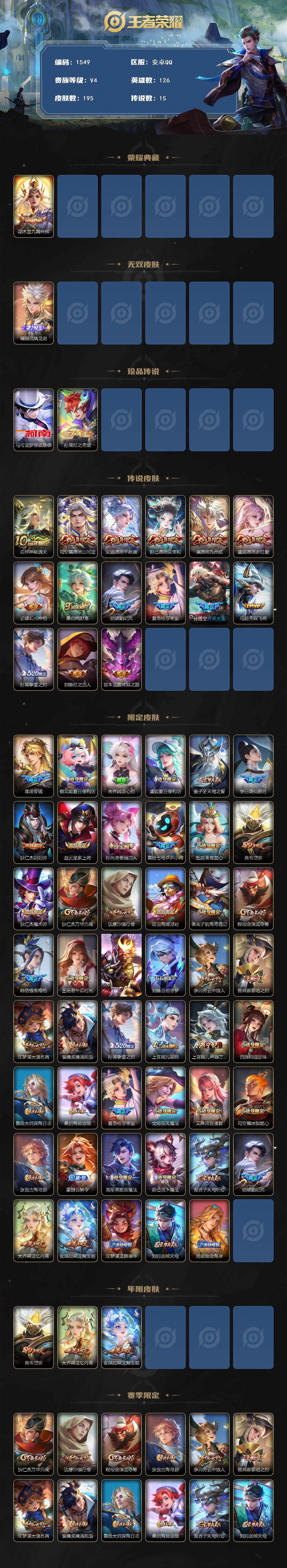 WZCMW3438381王者荣耀账号详情图2