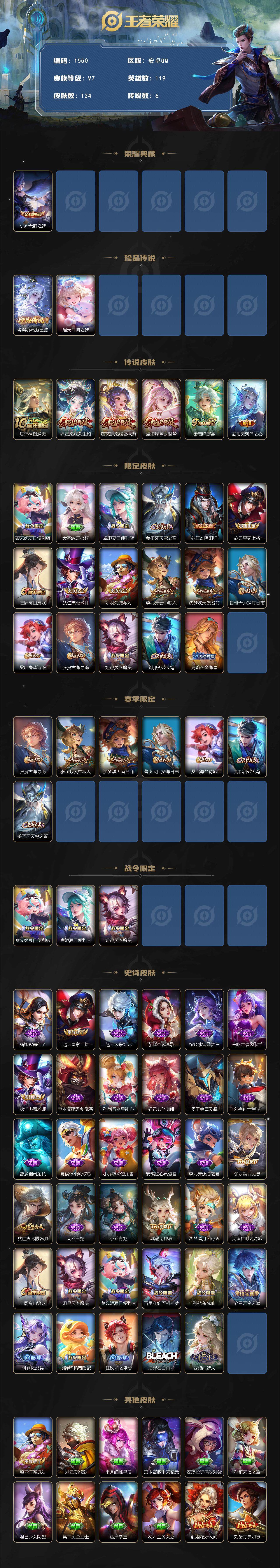 WZCMW3438386王者荣耀账号详情图2