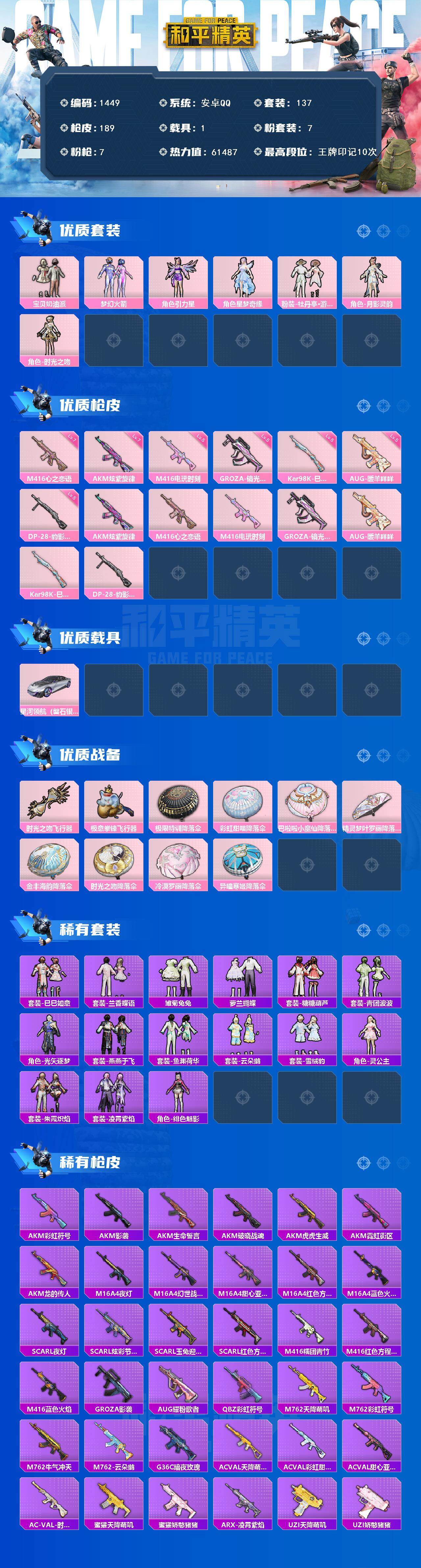 HPCMW3434550和平精英账号详情图2