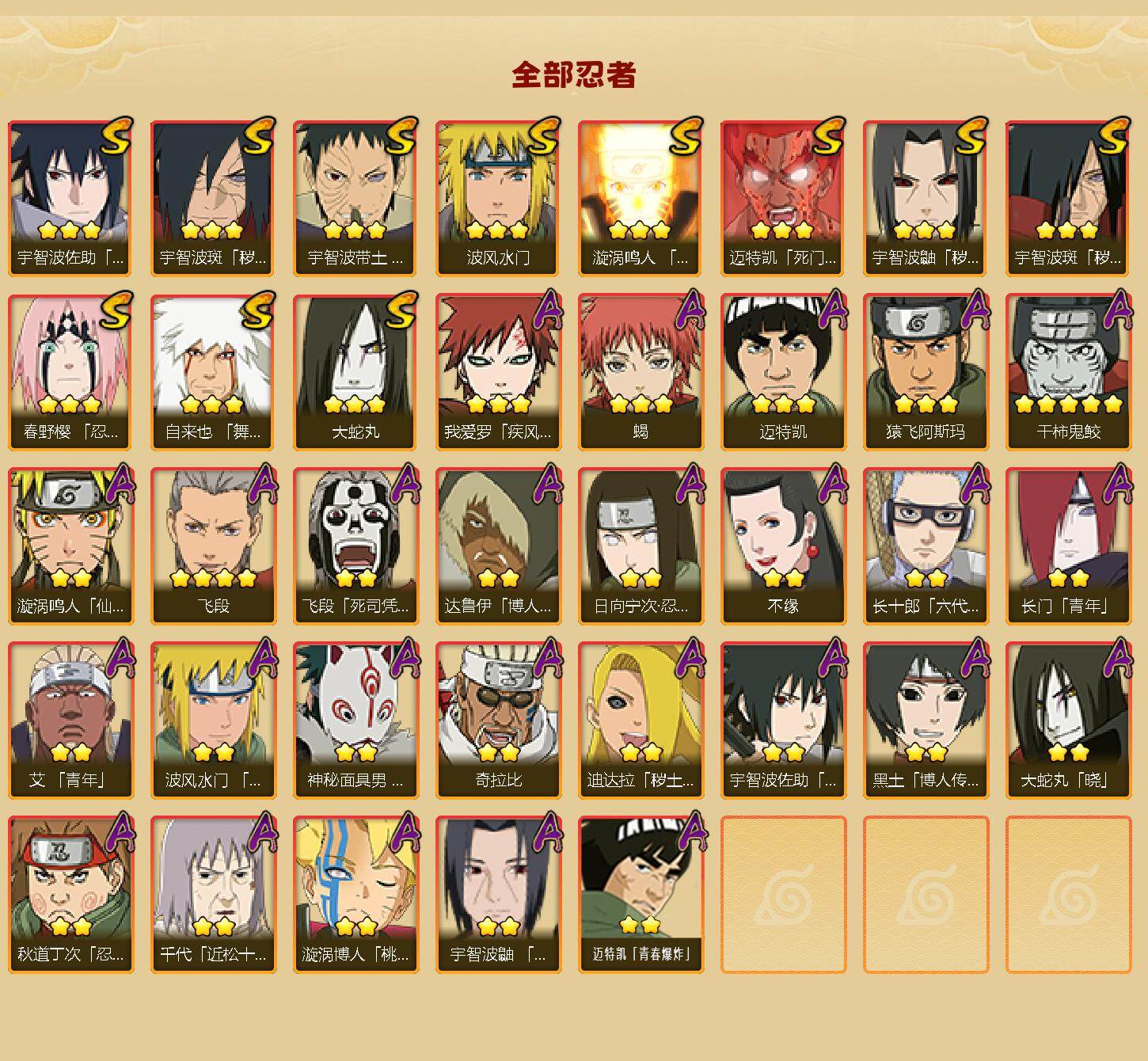 HYEY341537火影忍者账号详情图2