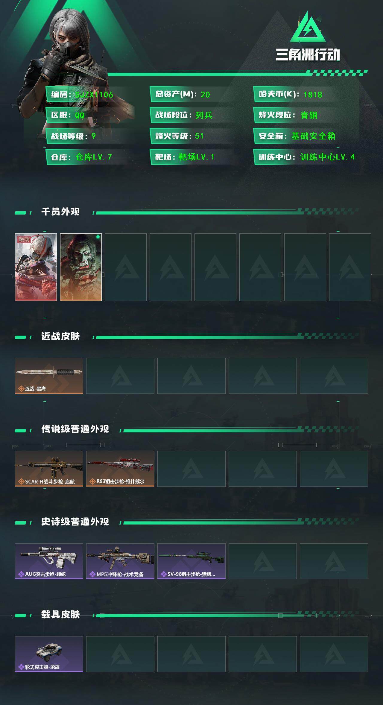 SJZEY390435三角洲行动账号详情图2